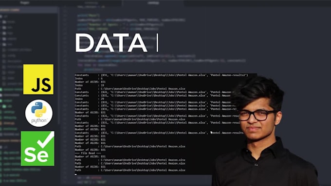 do professional web scraping automation python js