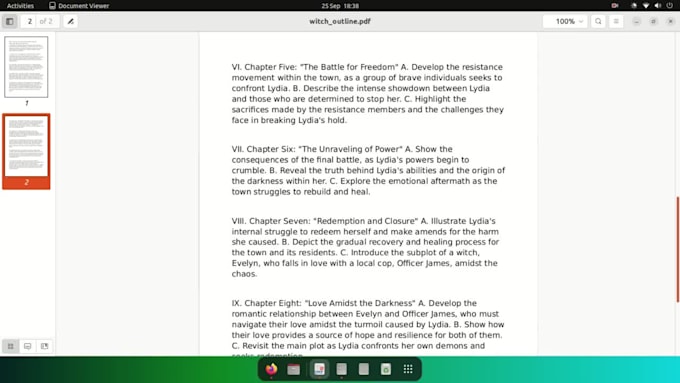 make an outline for your book or ebook