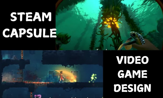 make steam capsule art steam character game banner steam graphics game promotion
