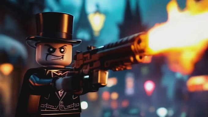3d lego animation 3d lego design 3d character animation minifigure 3d toy model