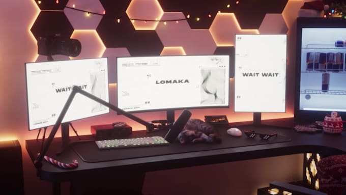 create custom 3d animated starting soon screens for your stream