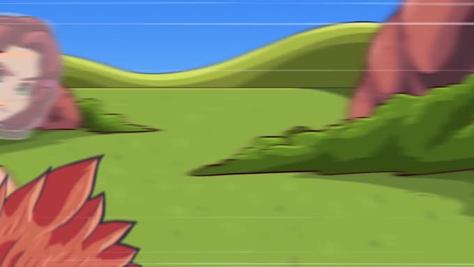 create a 2d cartoon animation video