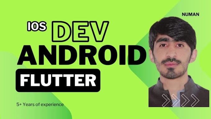 develop a professional flutter mobile app for ios and android