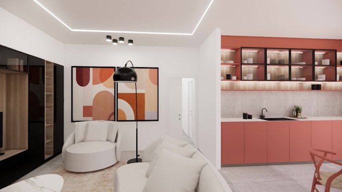 do 3d modeling sketchup and enscape or vray