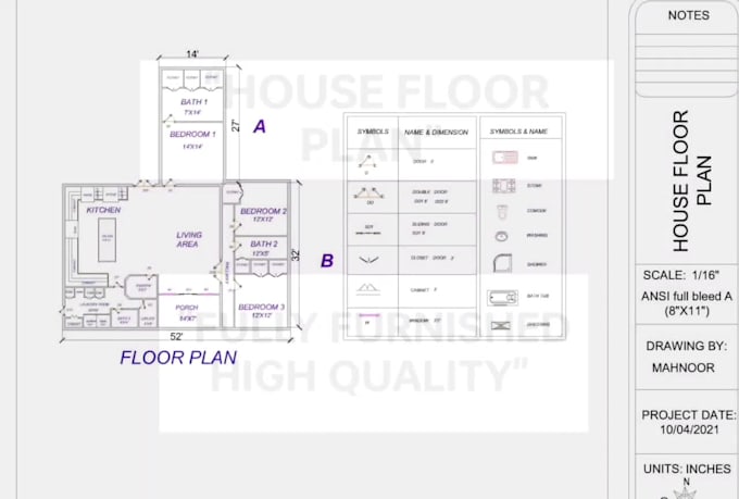 architect house floor plans, real estate, autocad 2d floor plan