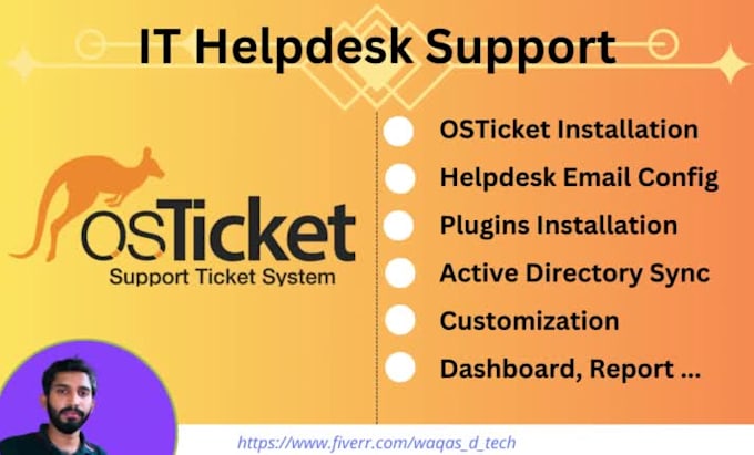 install and setup osticket customer support portal
