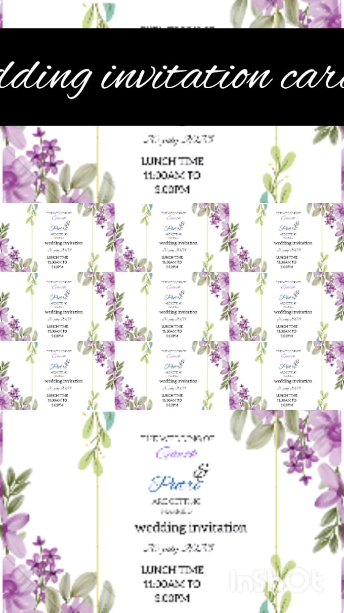 design stylish invitation cards for wedding