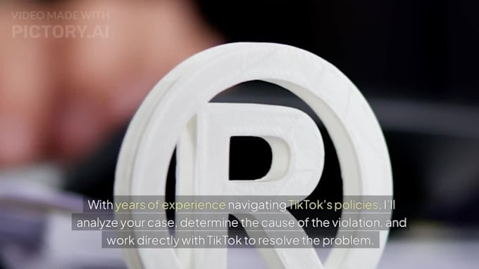 remove tiktok violation of unauthorized usage of a trademark