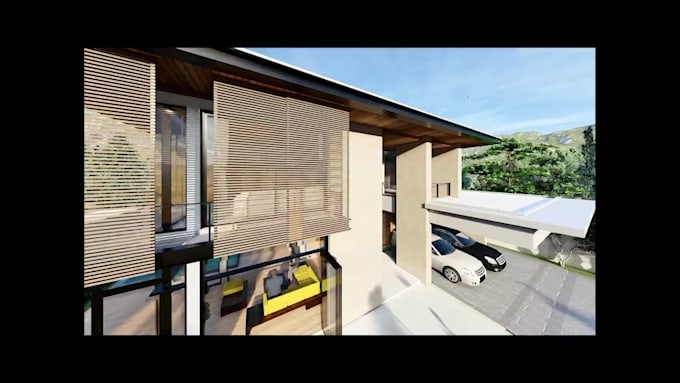 create 3d architectural animation  walkthrough and render in lumion