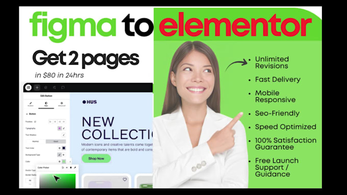 convert your figma design to pixel perfect wordpress site