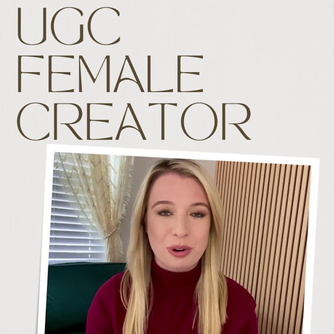 Create ugc for your brand for tiktok or video ads by Sammyers112 | Fiverr