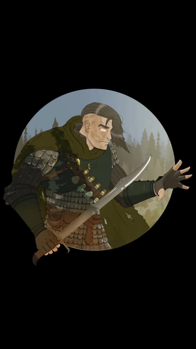 draw game art, 2d game characters, card game art and character design