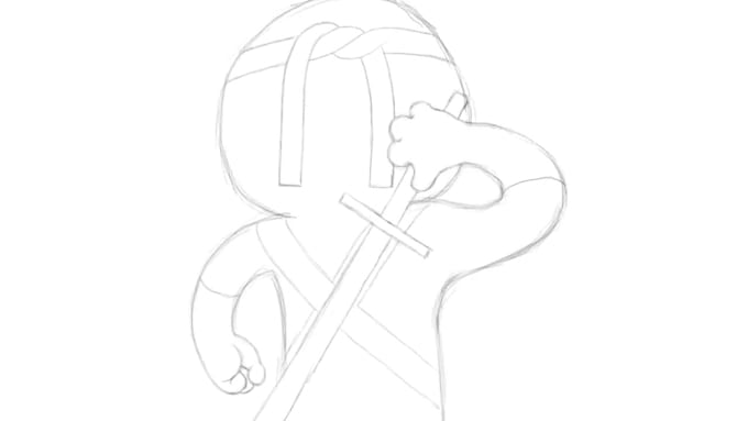 2d line art, frame by frame traditional video line art animation pencil sketch