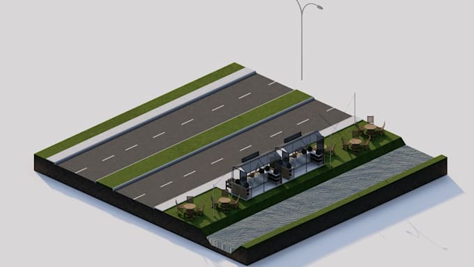 make orthographic view for your cross section