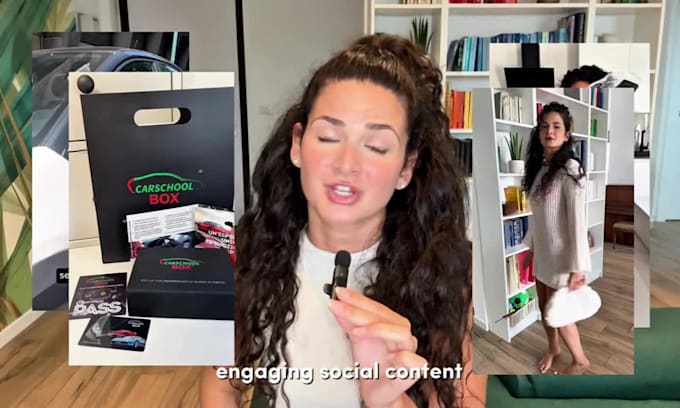 make authentic ugc spokesperson video content in italian