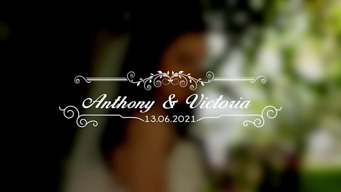 design a custom wedding titles