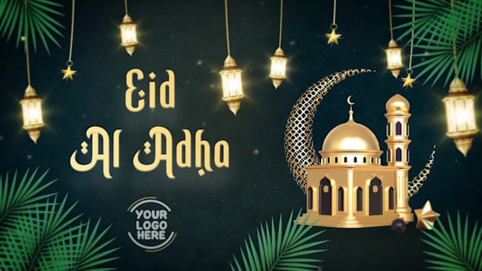 make this best eid al adha mubarak greetings video