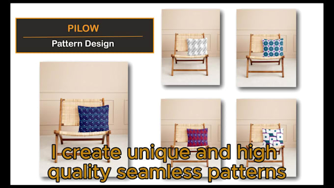 design seamless patterns for fabric, textiles, and print