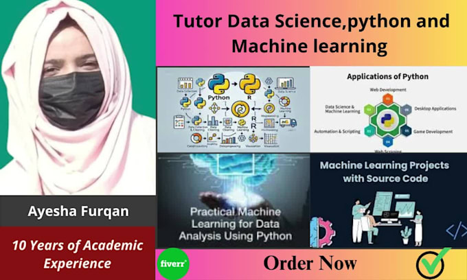 tutor machine learning, data science, python