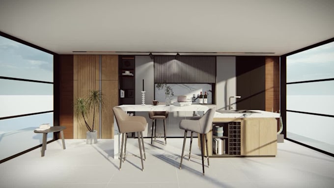 do interior design 2d and 3d modeling for your project