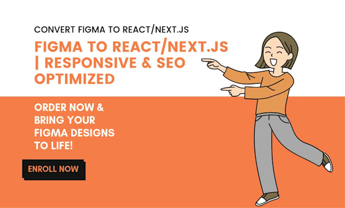 convert figma design to next js or react js with tailwind CSS