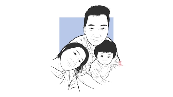 draw sketch lineart from your photo, 1 day delivery