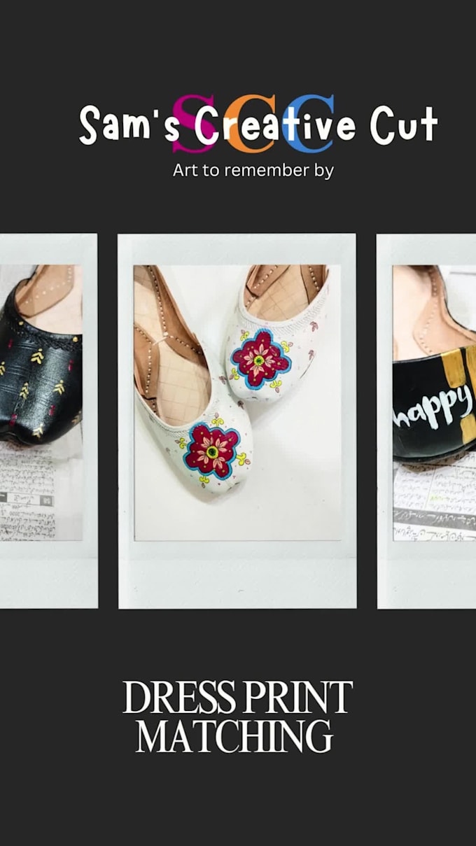 make customized hand painted footwear for you