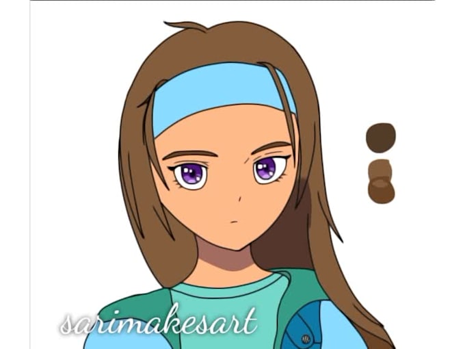draw you as a wonder egg anime character