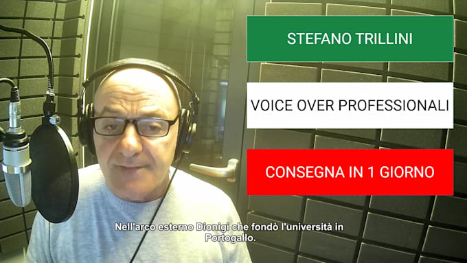 create italian subtitles or captions from video or audio