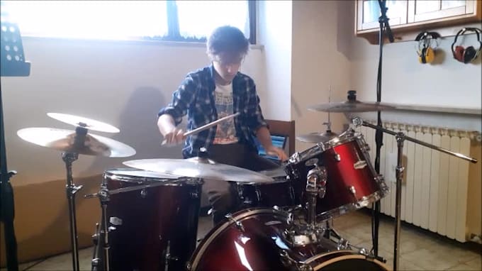 record high quality drums tracks