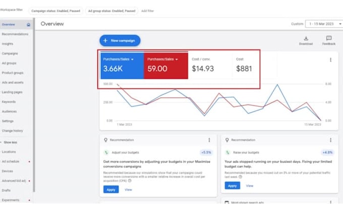 set up and manage your google ads and PPC campaigns