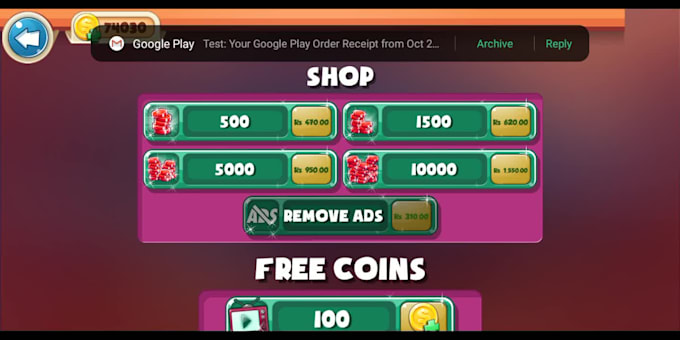 Do in app purchases and ads in unity by Shaby1997 | Fiverr