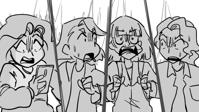 make stunning storyboard or animatic for your story