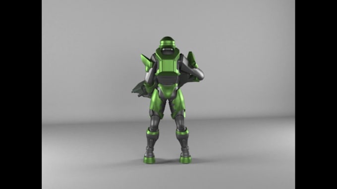 create a 3d character model for games or film
