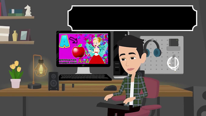 create 2d animated cartoon stories and explain ad video