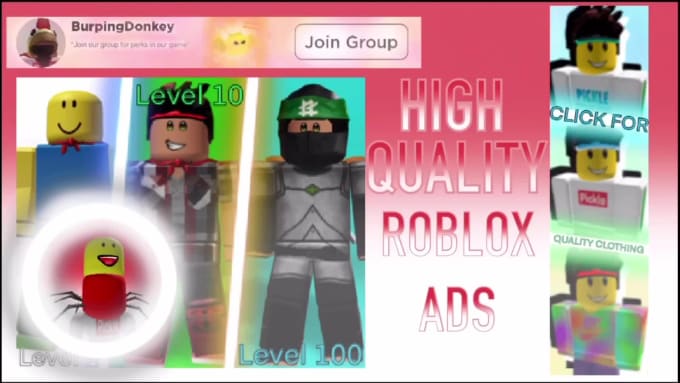 Make You A Professional Roblox Advertisement By Robloxplatypus Fiverr - how to make a clothing ad roblox
