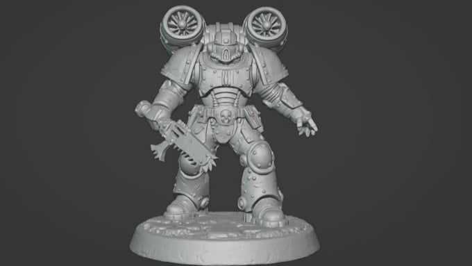 create custom 3d printable miniatures, figures and statues in zbrush