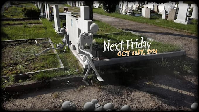 customize scary halloween party invitation greetings video