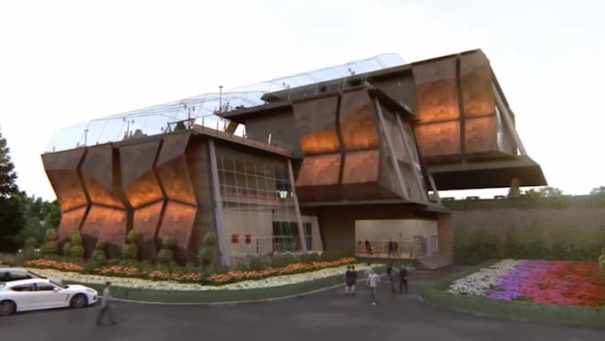 create 3d building video with suppers
