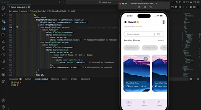 Create flutter ios and android mobile apps development by ... image.