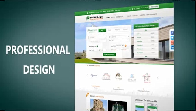create responsive real estate website