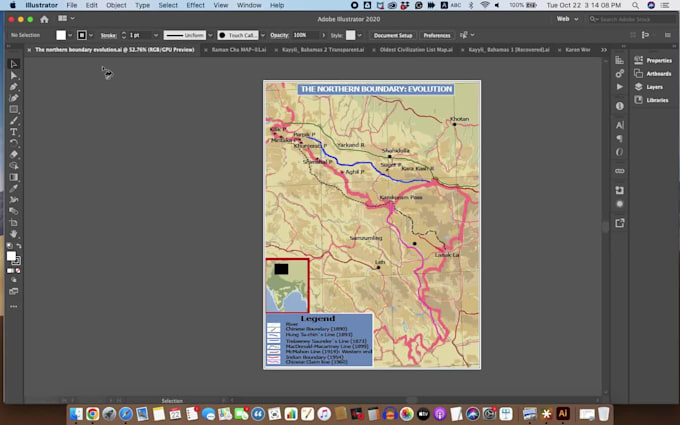 design a professional custom vector map illustration