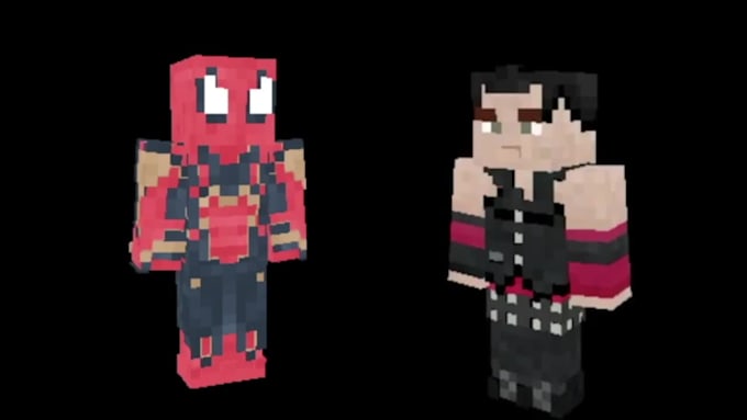 make a custom minecraft skin from your images and requests