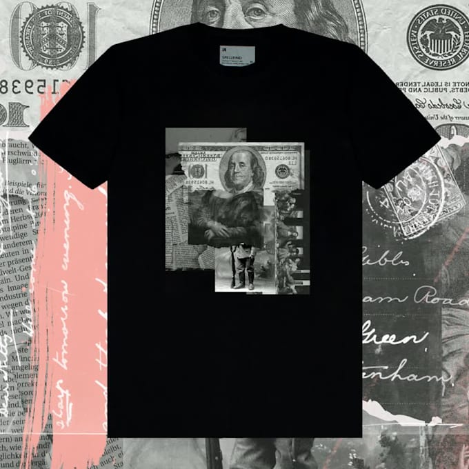 create a collage t shirt design