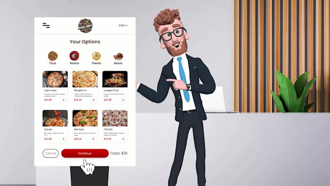 Design a modern ui ux for pos system kiosk self service kiosk by ...