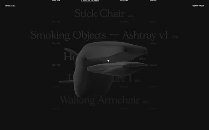 build threejs website, webgl, r3f, gsap, 3d animated website, 3d webflow