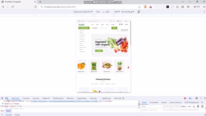design a responsive and user friendly ecommerce website