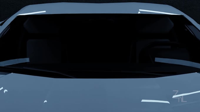 do 3d modelling car scene
