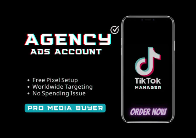 Create Tik Tok Agency Account And Tik Tok Ads Account For Tiktok Marketing By Thevirtualmars