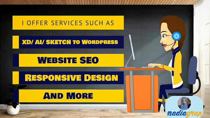 build wordpress website, landing page design